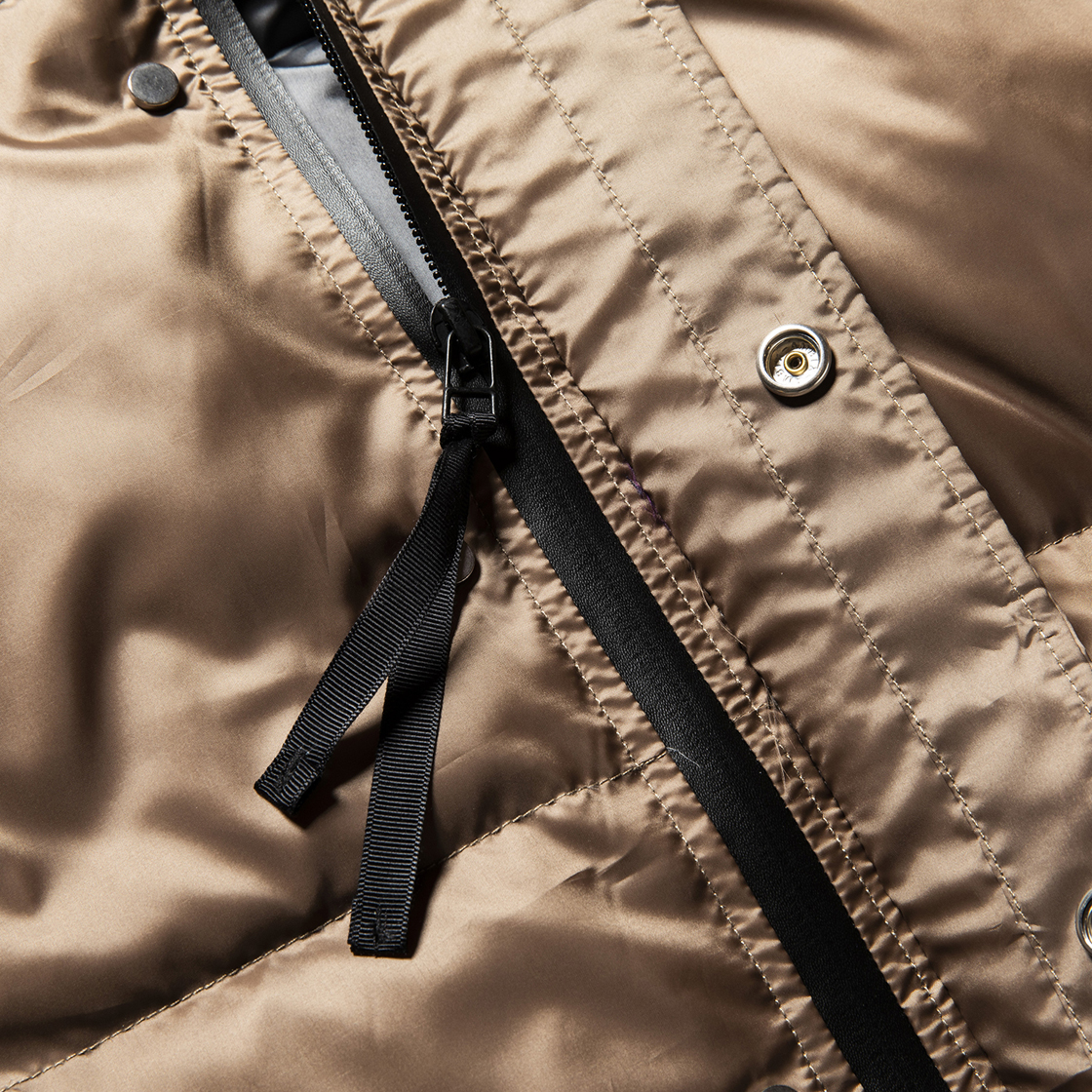 Detachable Down JKT Beige