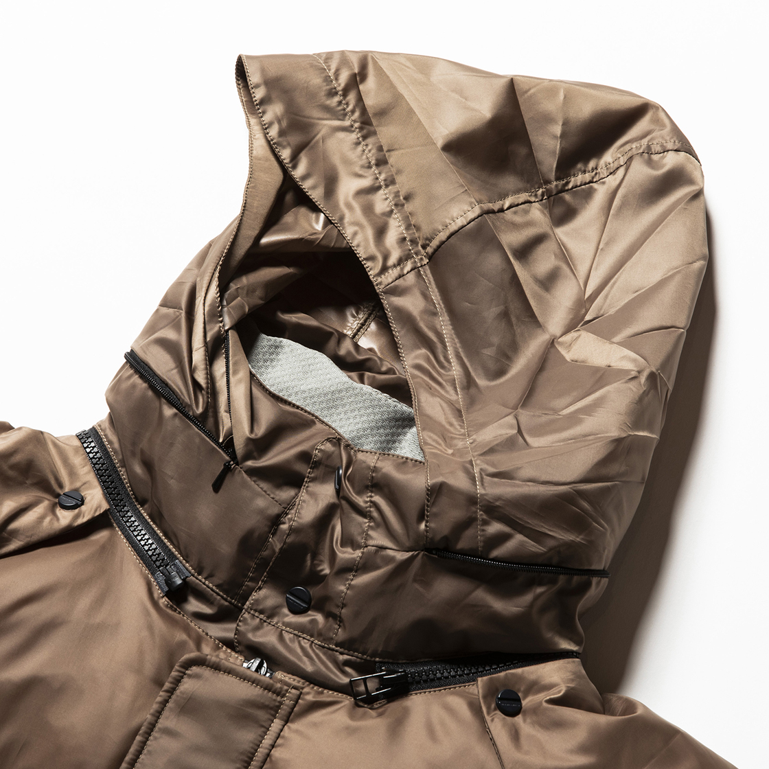 Detachable Down JKT Beige