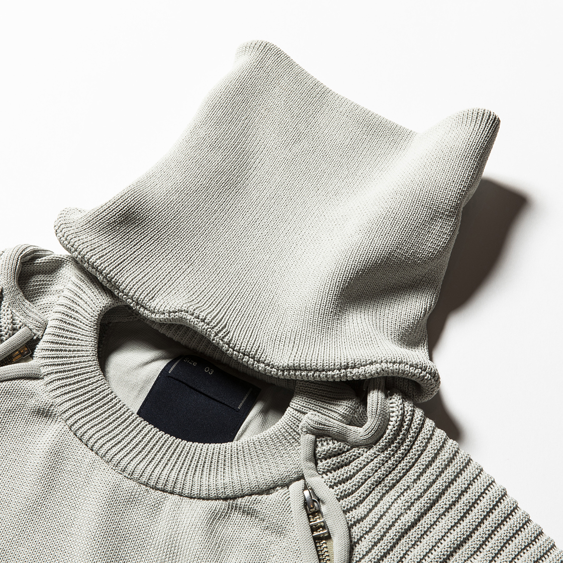 Water-Repellent Detachable Knit Platinum