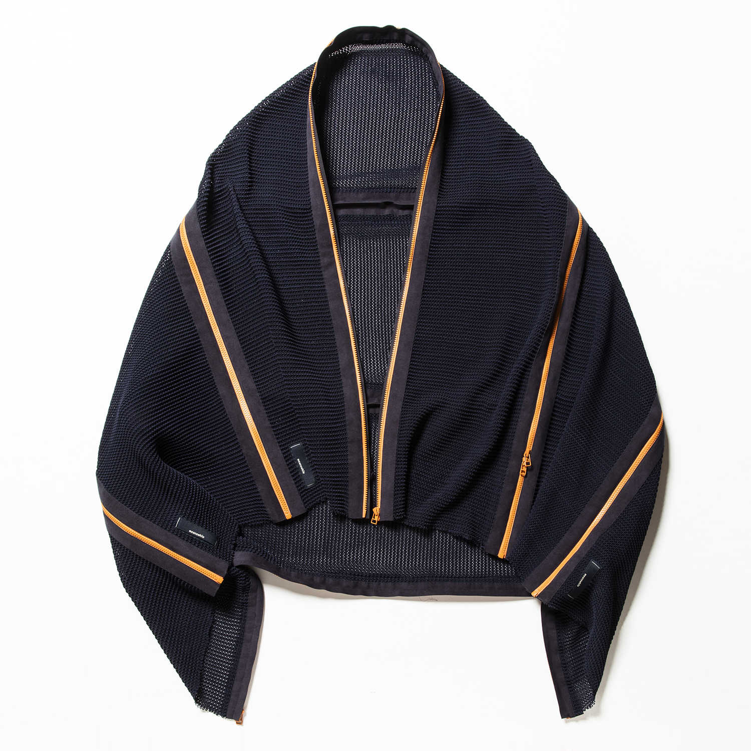 Slit Knit Unit Stole Navy