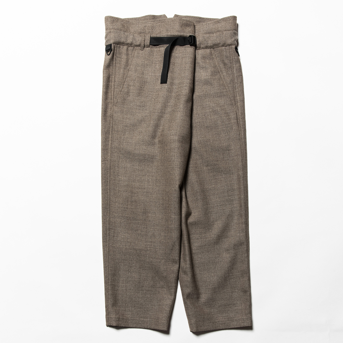 Alpaca Herringbone Wrap PT Beige