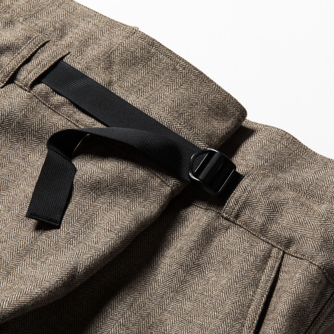 Alpaca Herringbone Wrap PT Beige