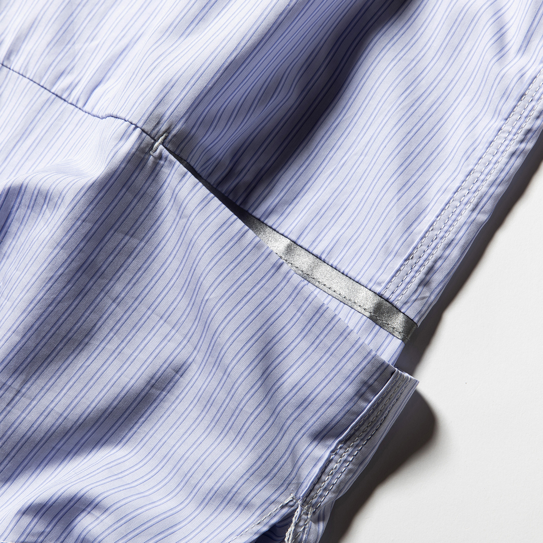 Imperial Poplin Packable SH Stripe