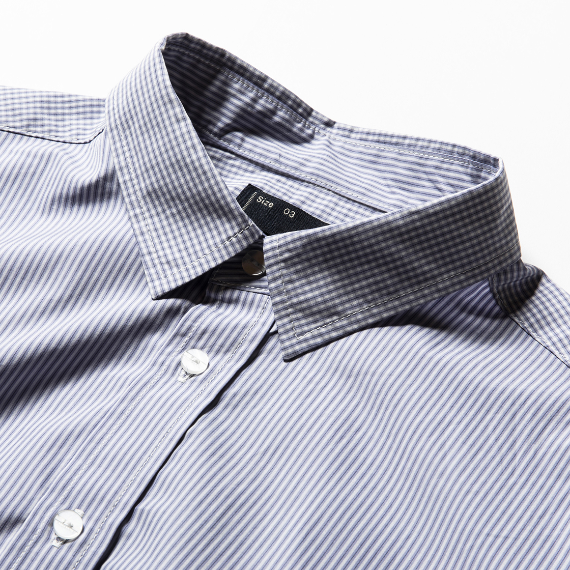 Imperial Poplin Packable SH Check/Stripe