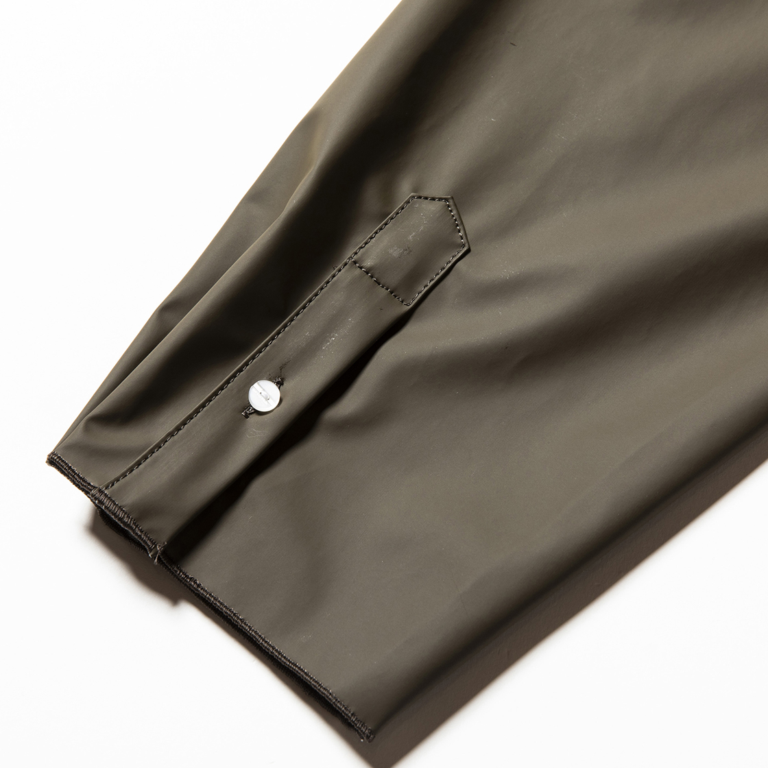 Rubber Cloth Shirts Parka Brown