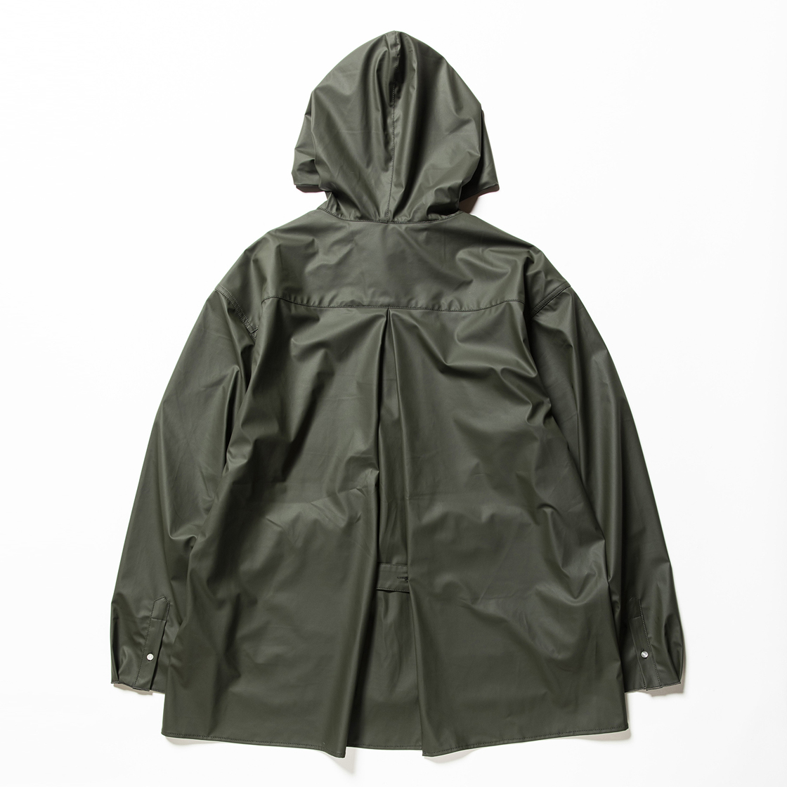 Rubber Cloth Shirts Parka Coal
