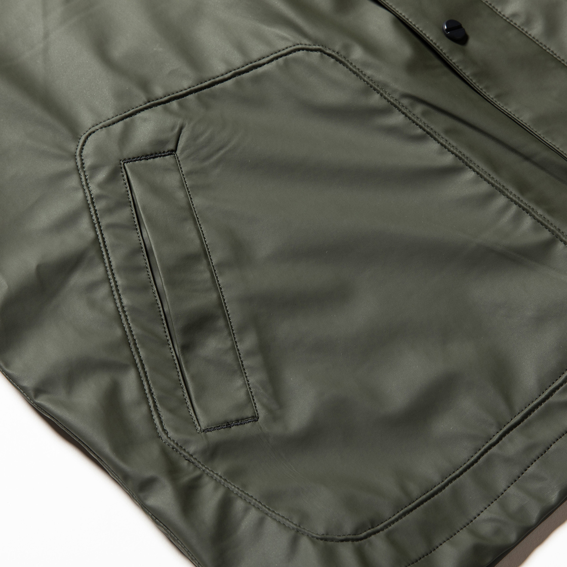 Rubber Cloth Incomplete JKT Coal