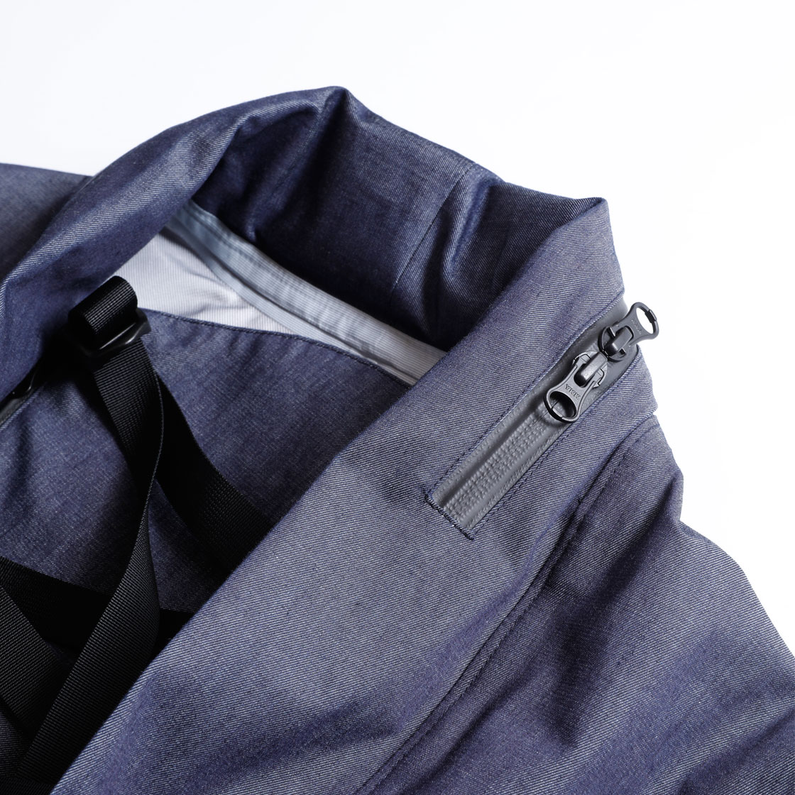 3 Layer Detachable Anorak Coat×FDMTL Indigo