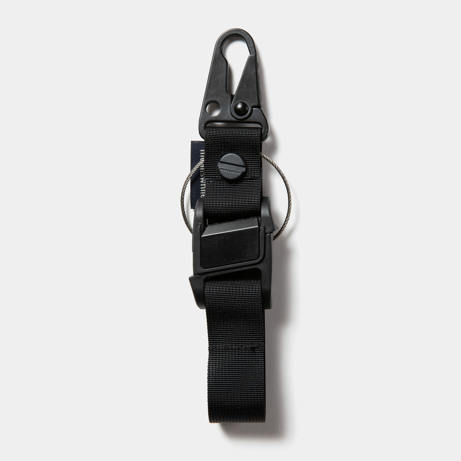 Utility Key Ring / Off Black