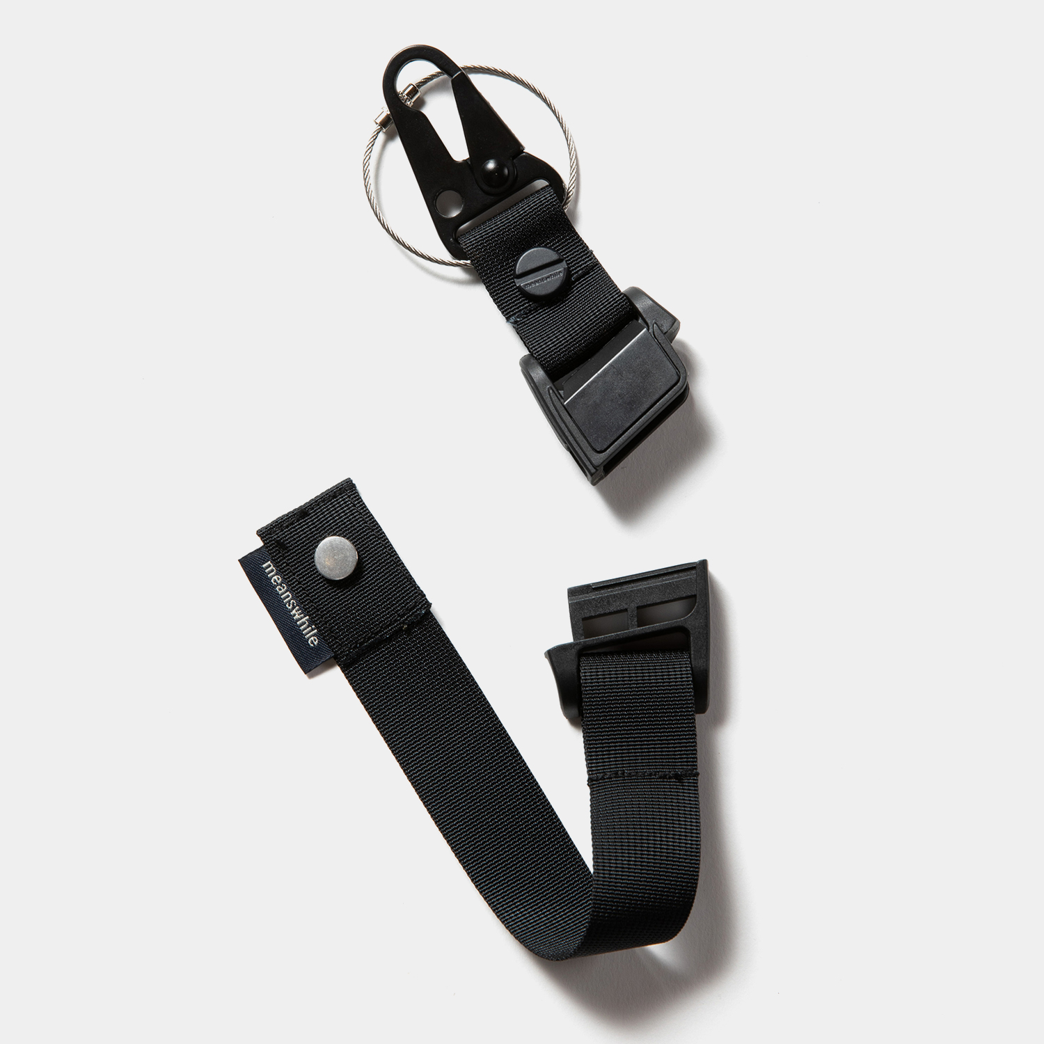 Utility Key Ring / Off Black