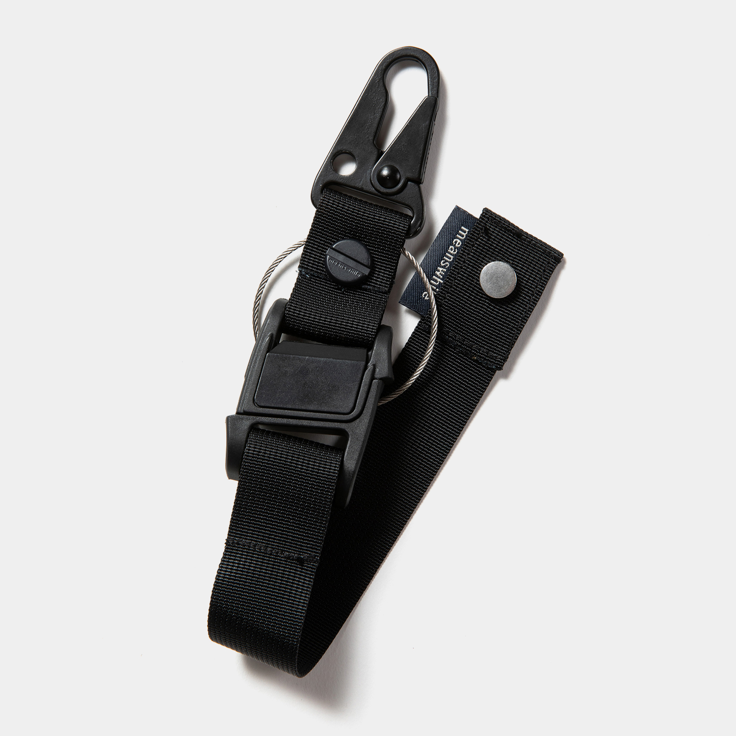 Utility Key Ring / Off Black