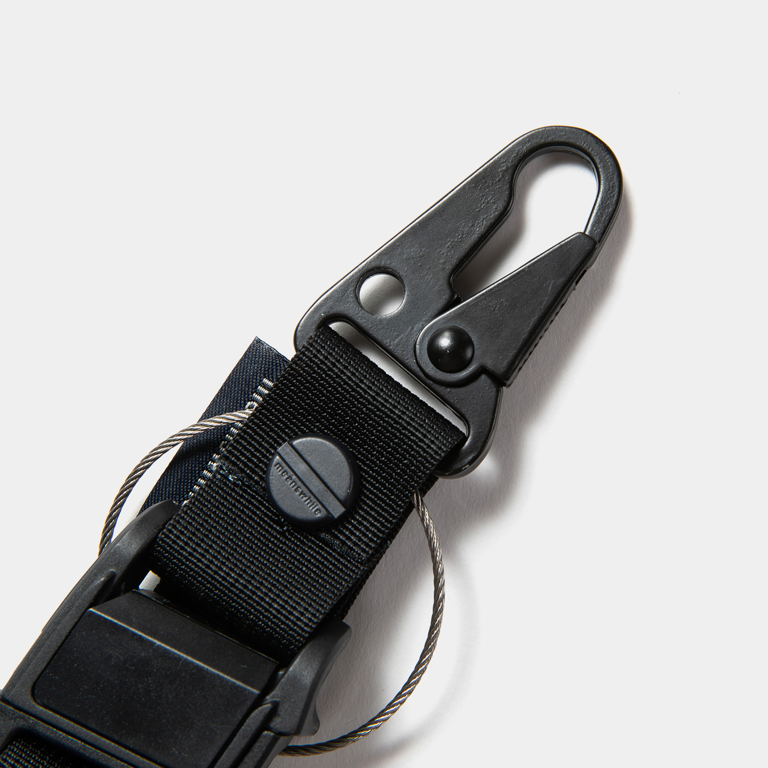 Utility Key Ring / Off Black