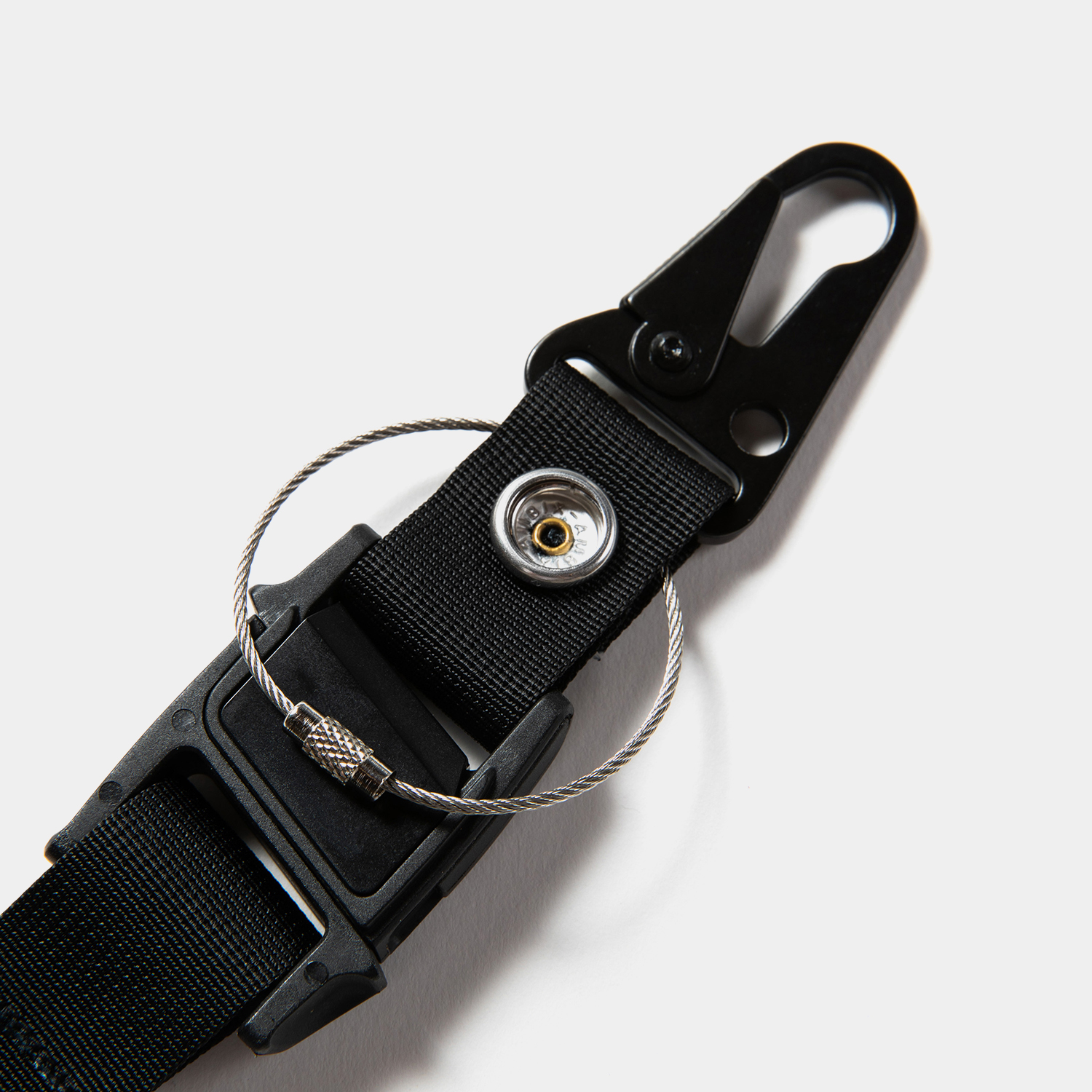 Utility Key Ring / Off Black
