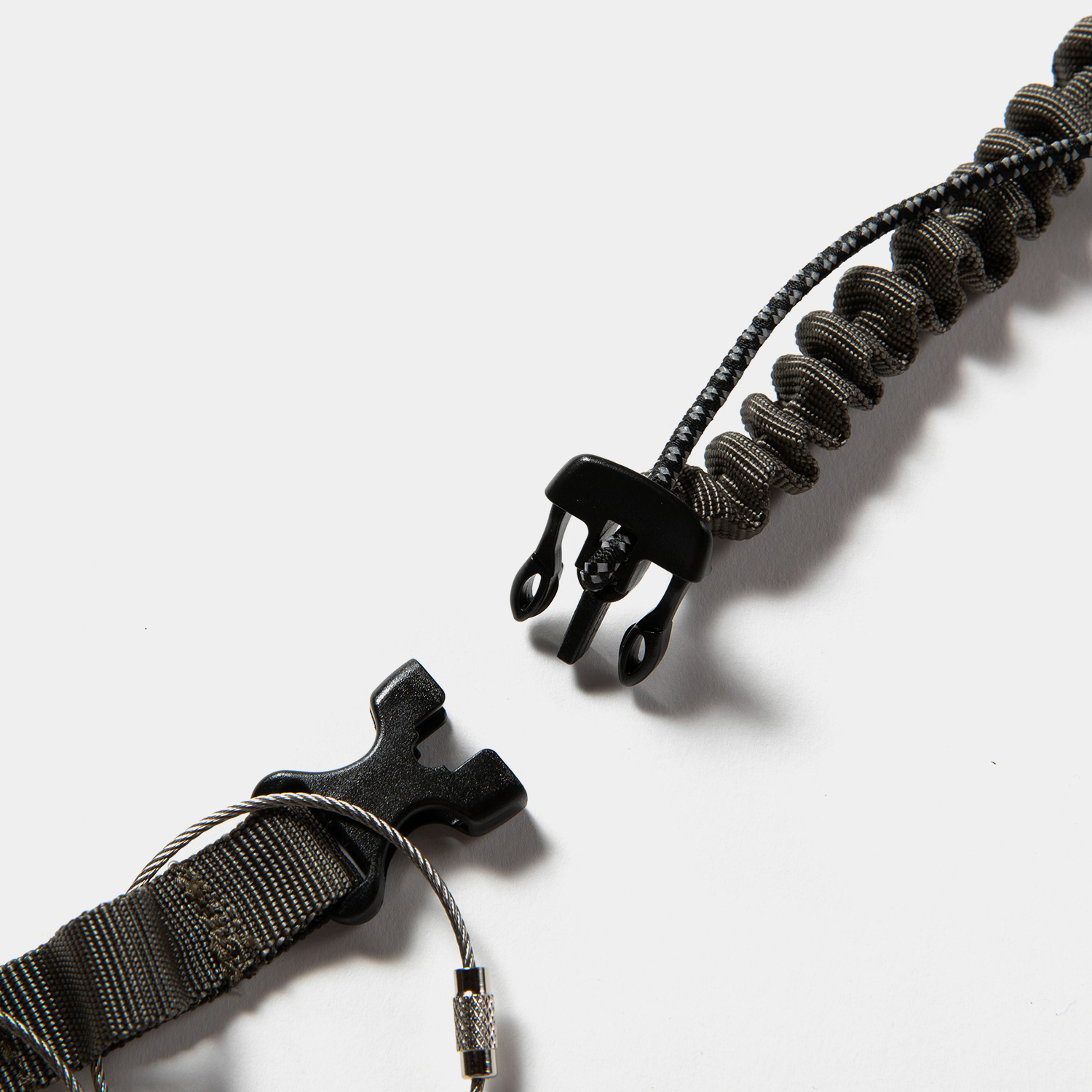 Bungee Leash Neck Strap / Khaki