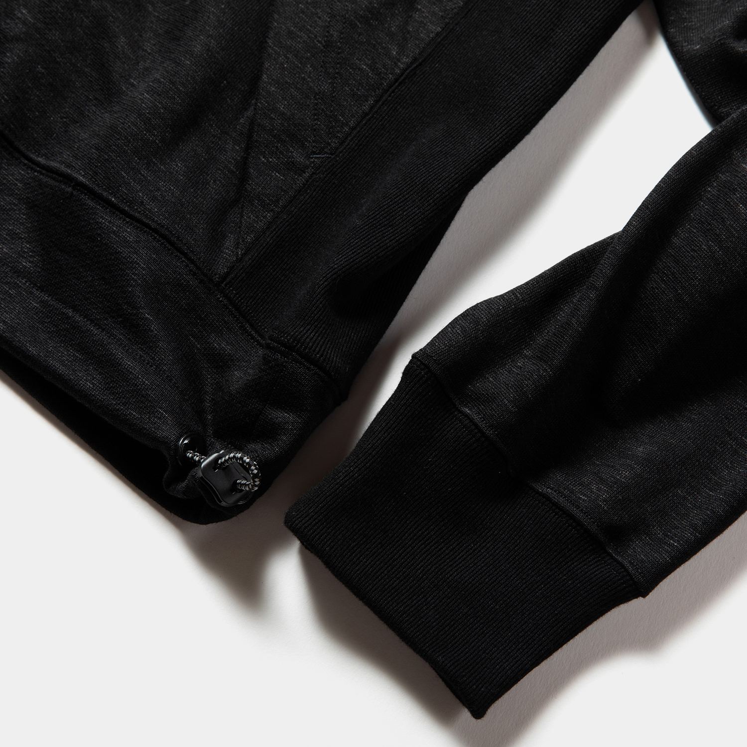 Ice Linen Loopback Hoodie / Off Black