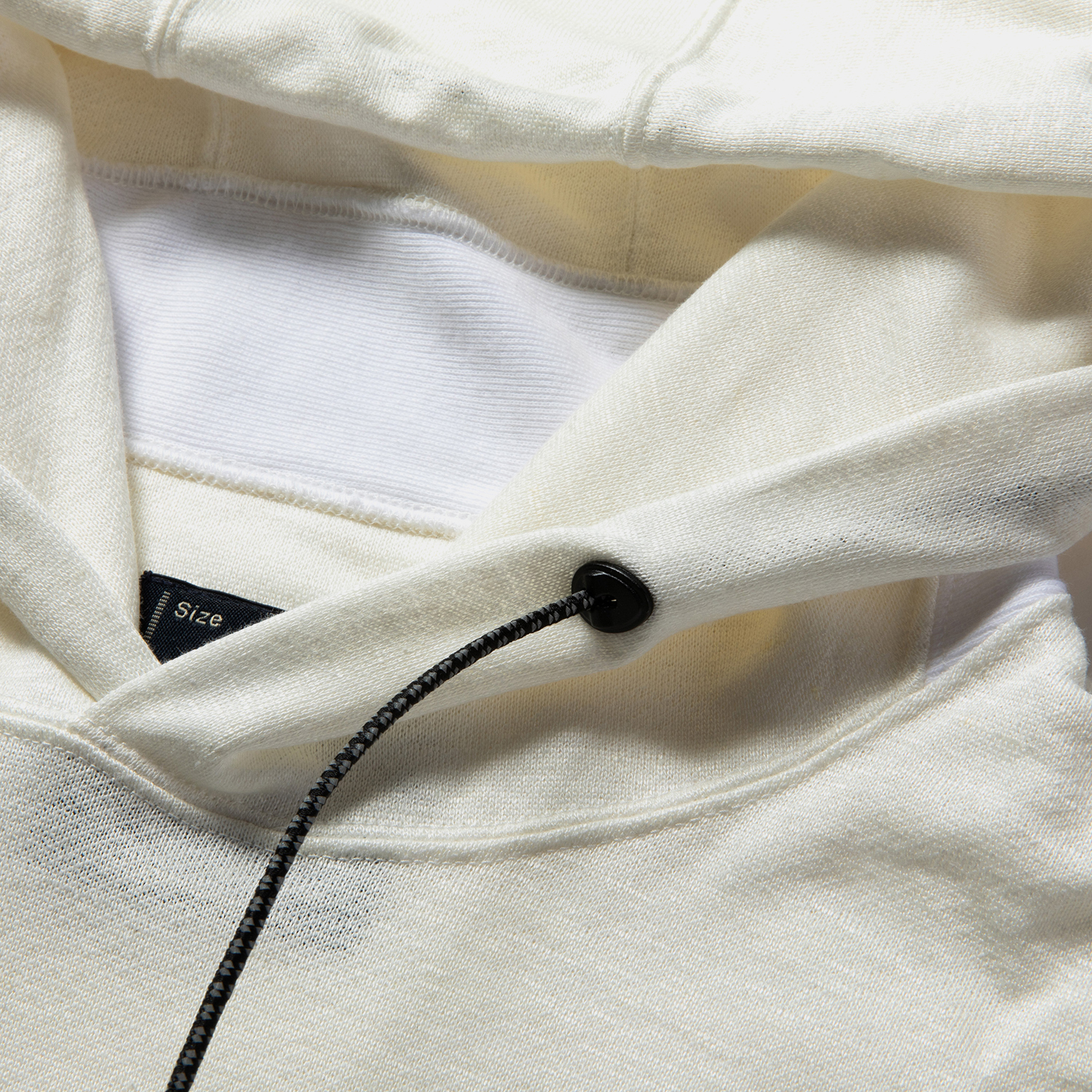 Ice Linen Loopback Hoodie / Off White