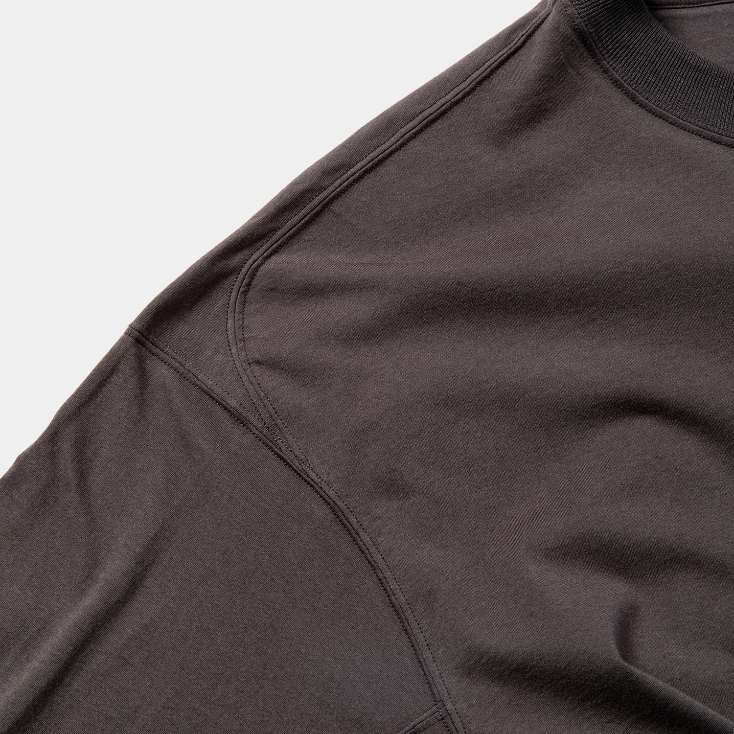 Crisp L/S Tee / Charcoal