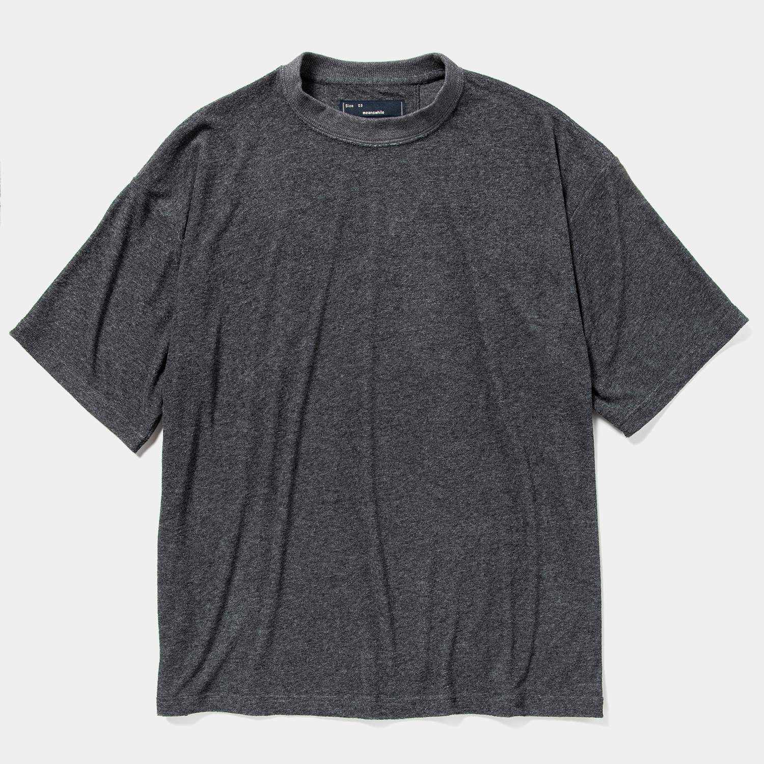 Pile S/S Tee / Charcoal