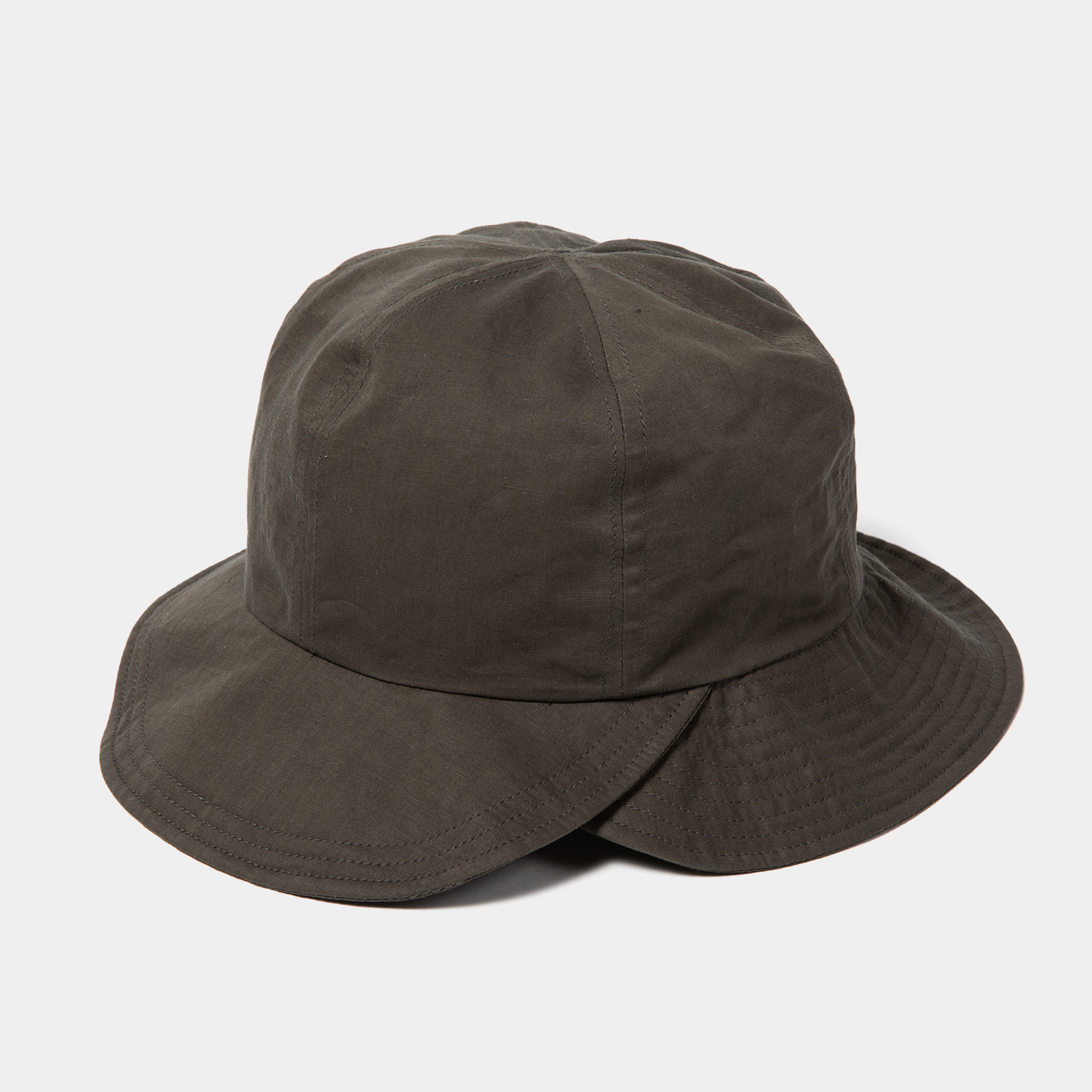 Split 6 Panel Hat / Charcoal