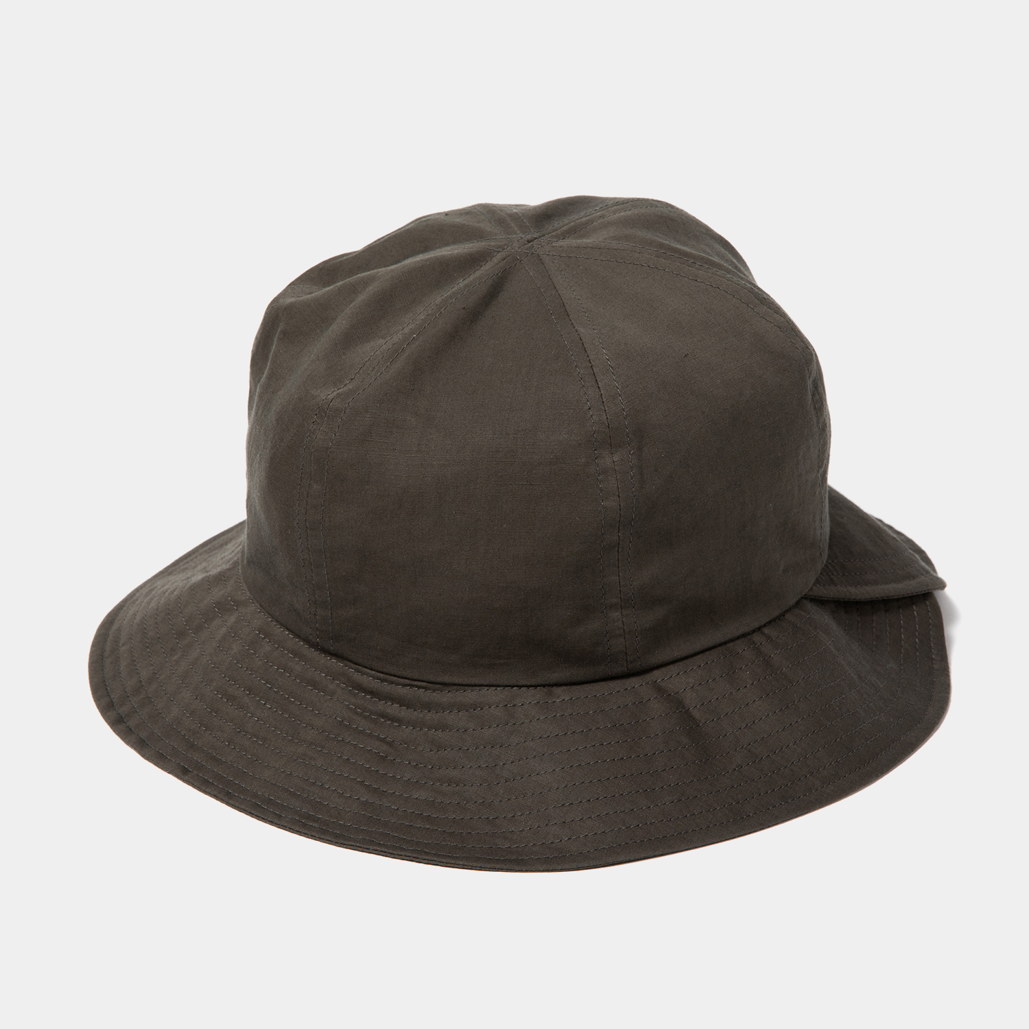 Split 6 Panel Hat / Charcoal
