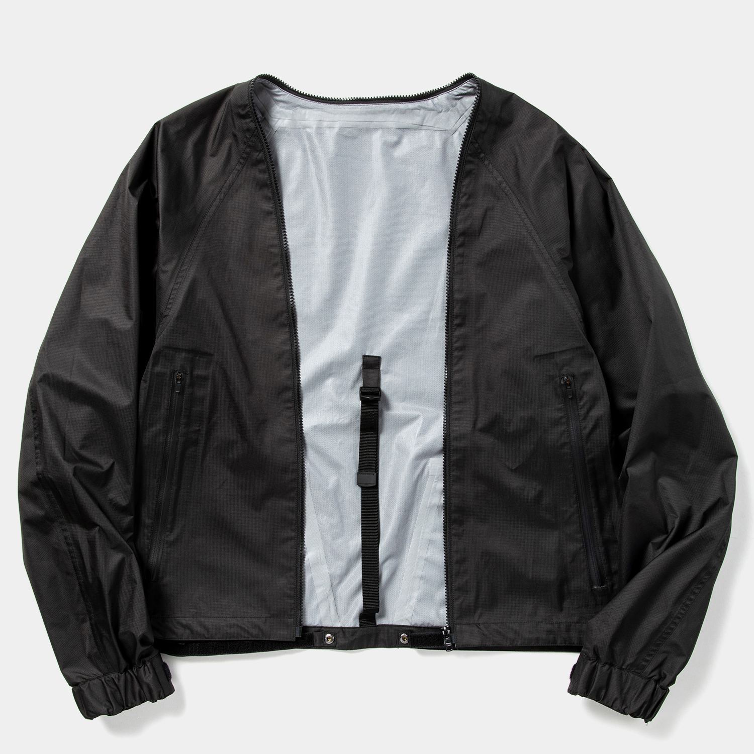 Air Circulation System Rain Jacket / Off Black