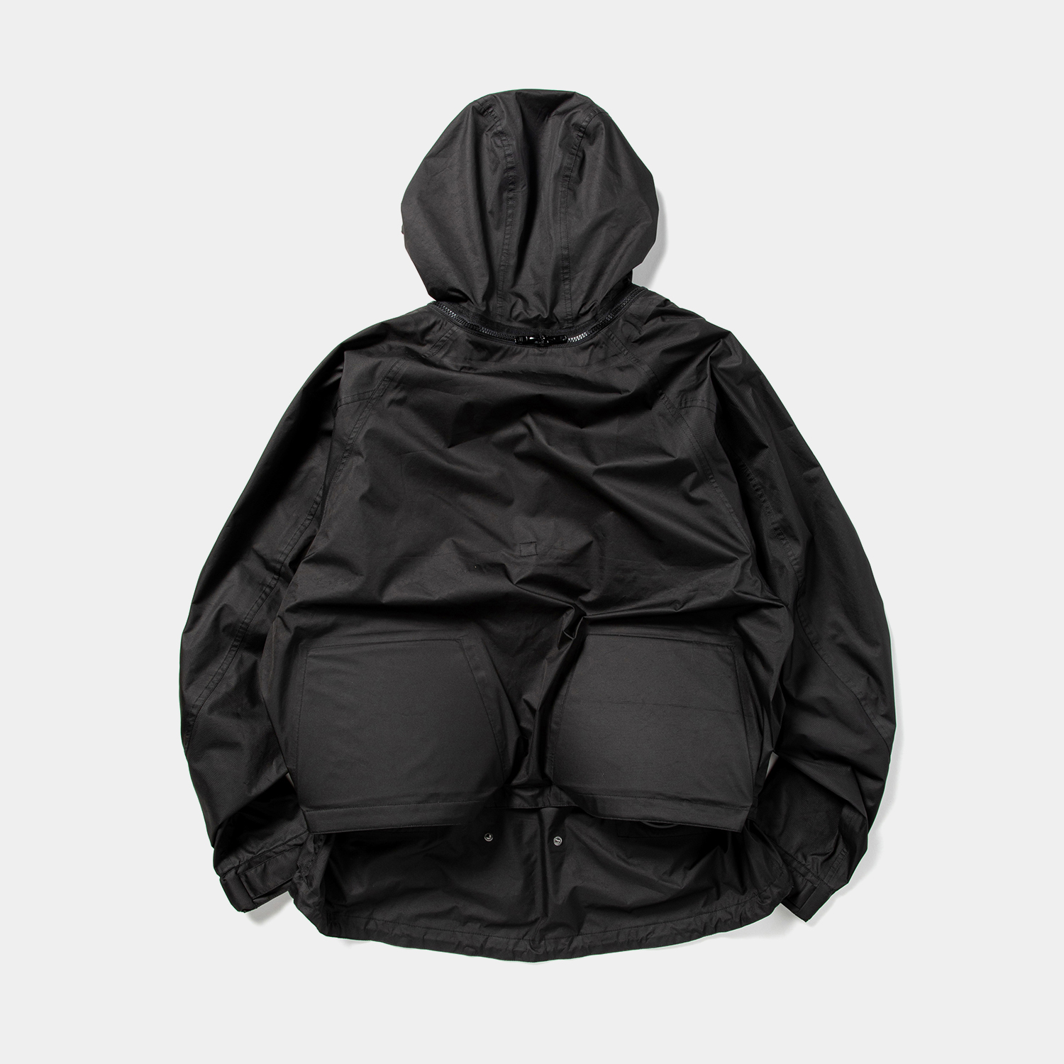 Air Circulation System Rain Jacket / Off Black