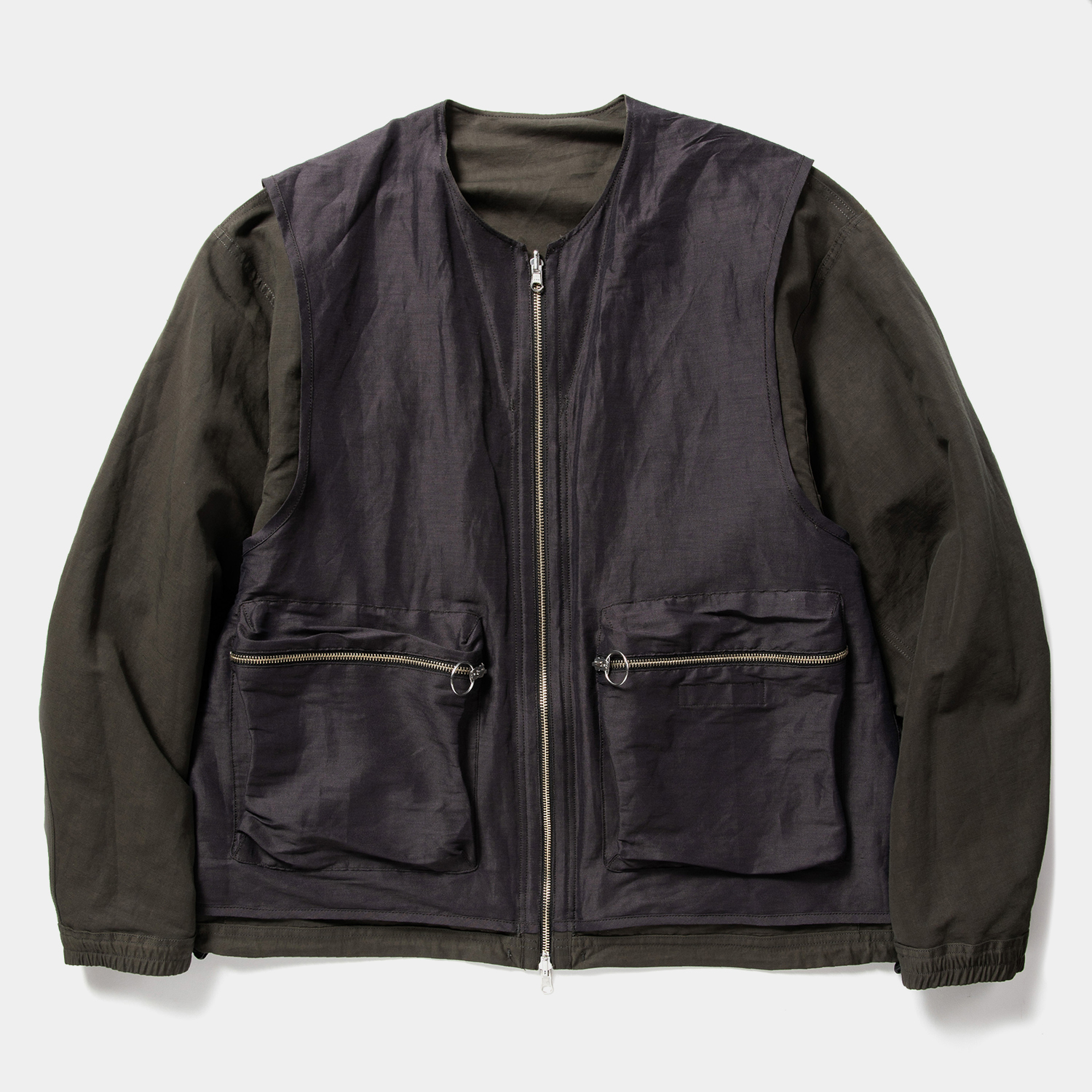 Duality Cloth Reversible 4Way JKT / Off Black