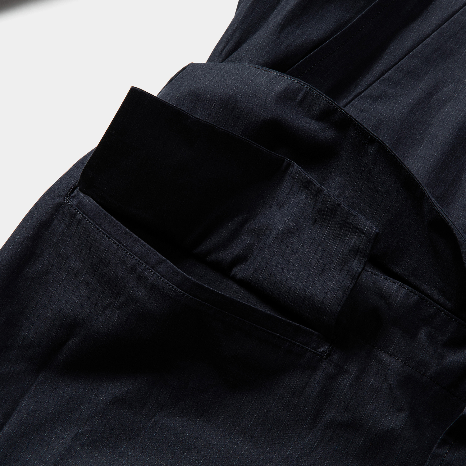 Iridescent Split Over Coat / Navy