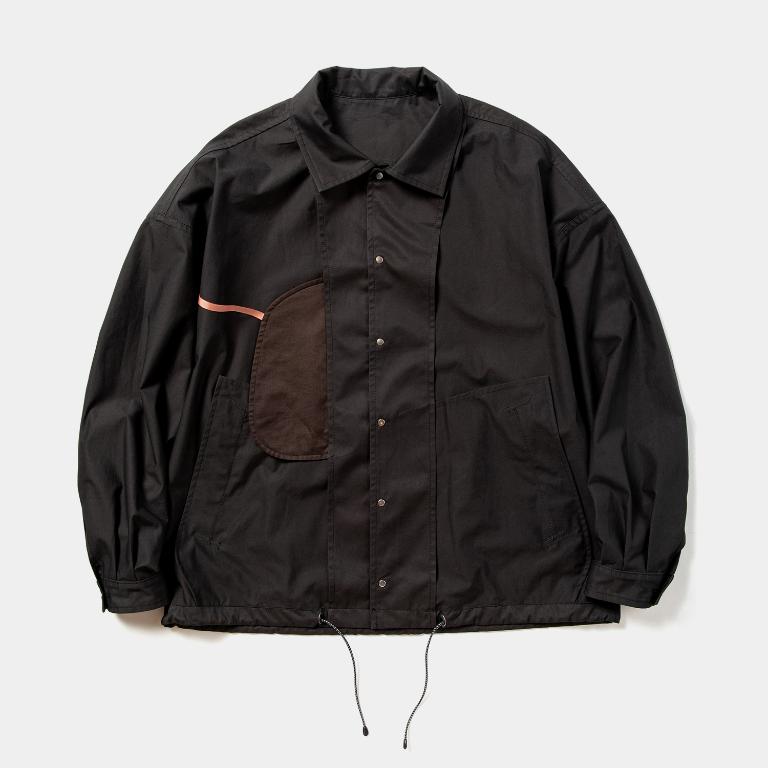 High Density Gabardine Coach JKT / Off Black
