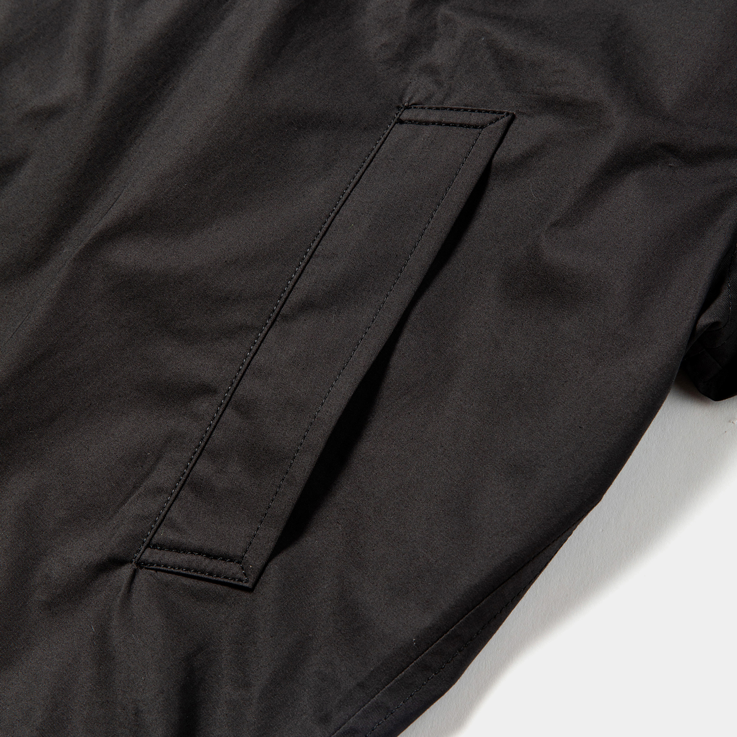 High Density Gabardine Coach JKT / Off Black