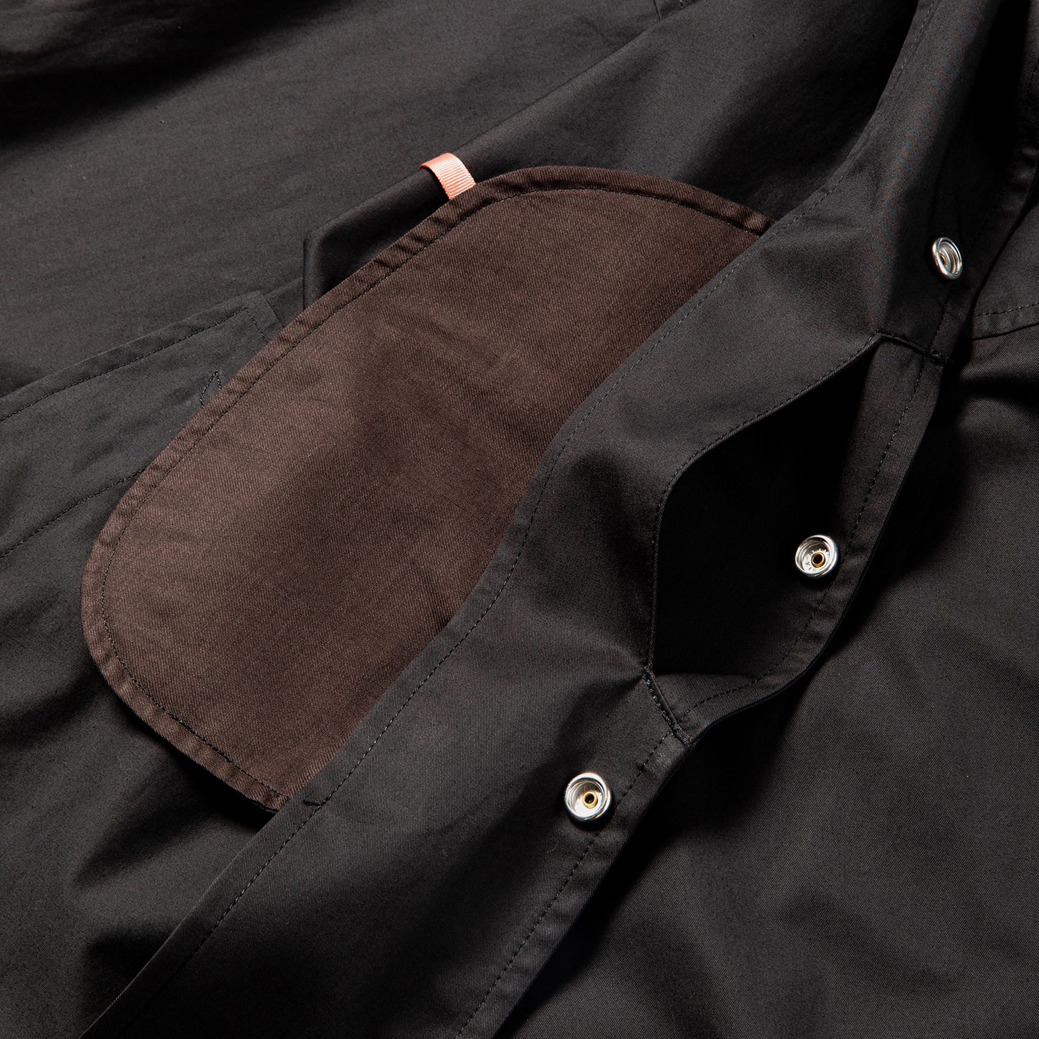 High Density Gabardine Coach JKT / Off Black