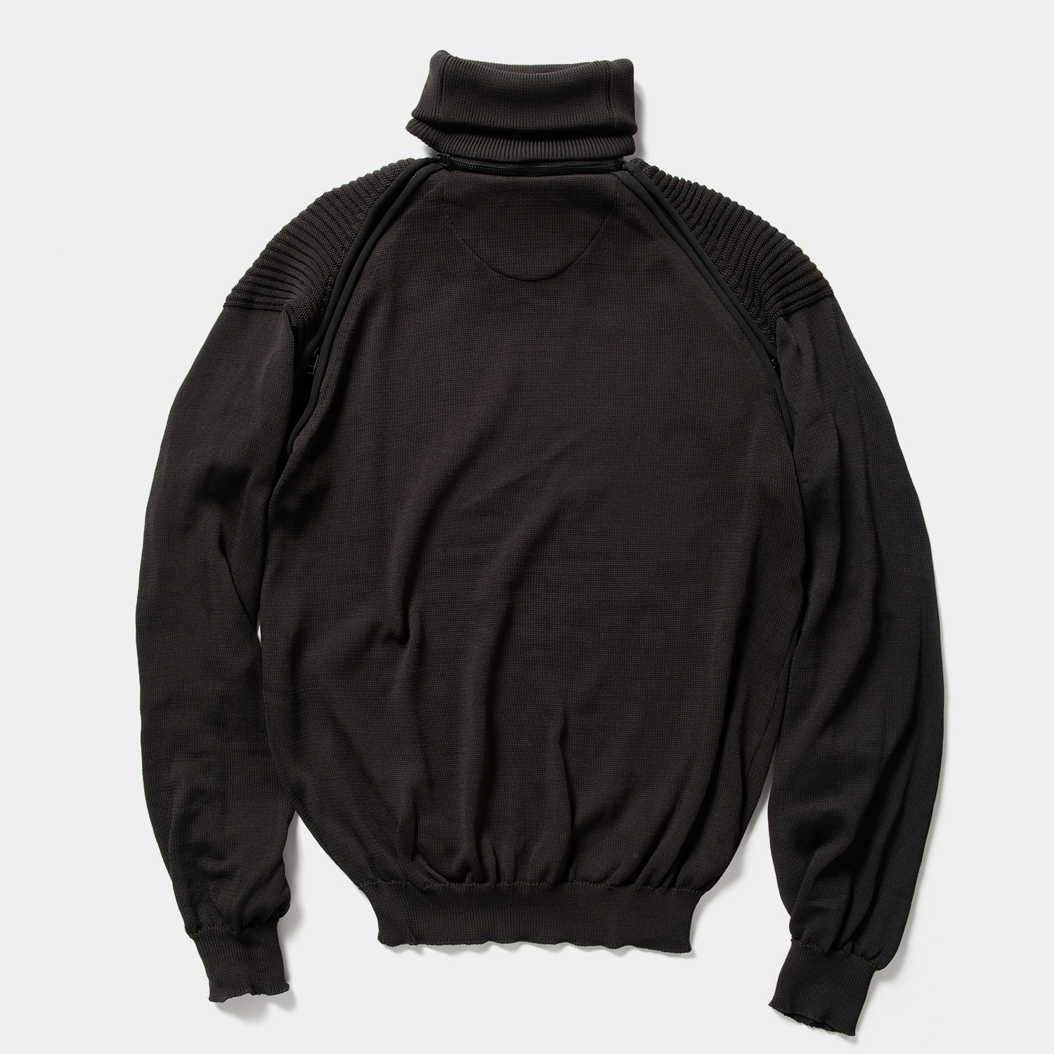 Water-Repellent Detachable Knit  / Charcoal
