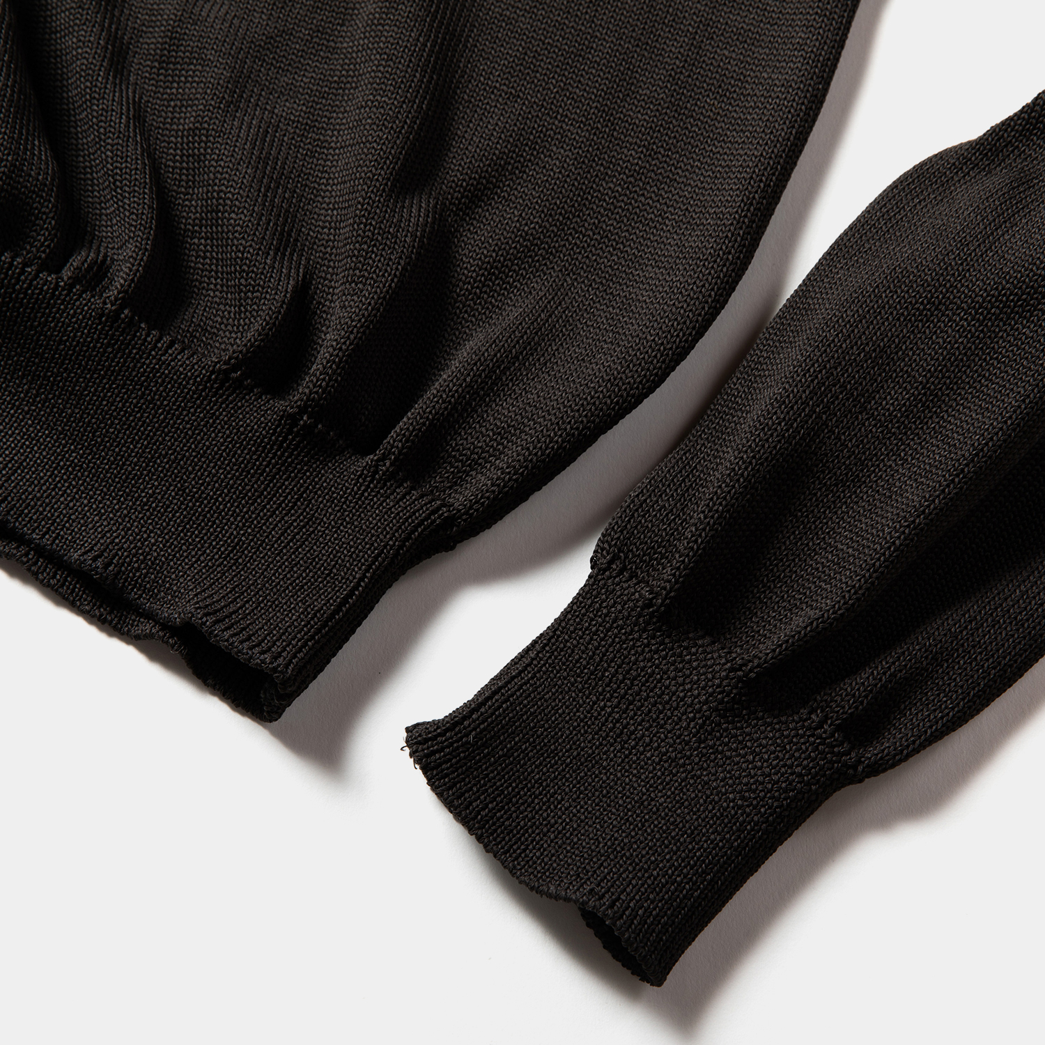 Water-Repellent Detachable Knit  / Charcoal