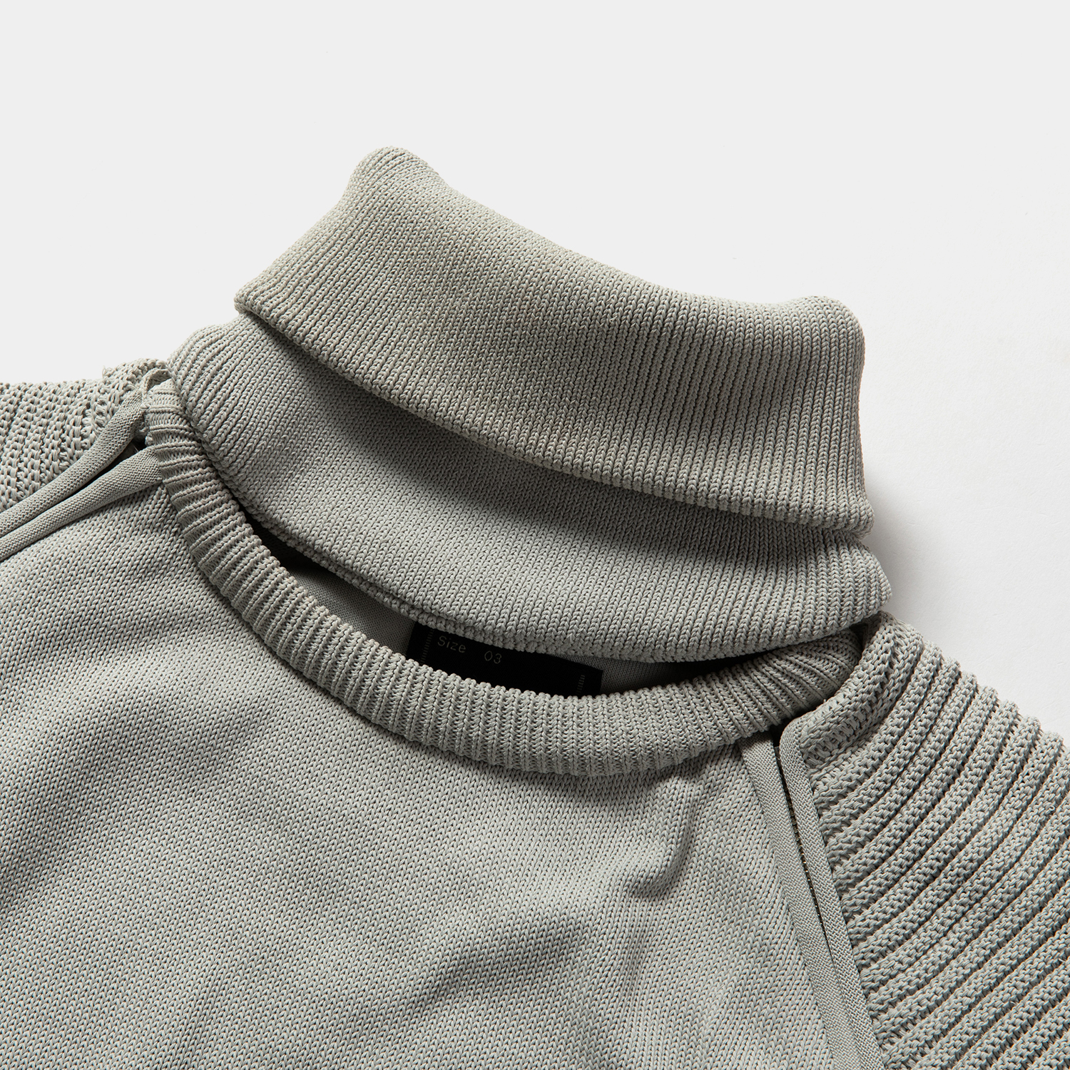 Water-Repellent Detachable Knit / Grey