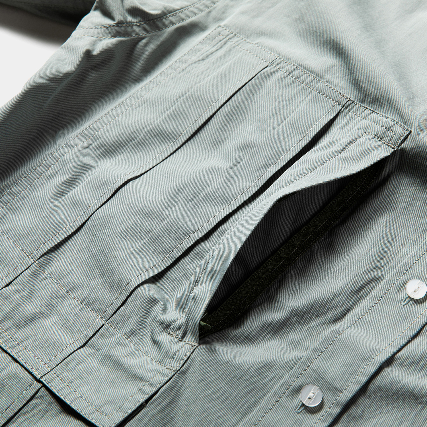 Trinity Chambray S/S SH / Green