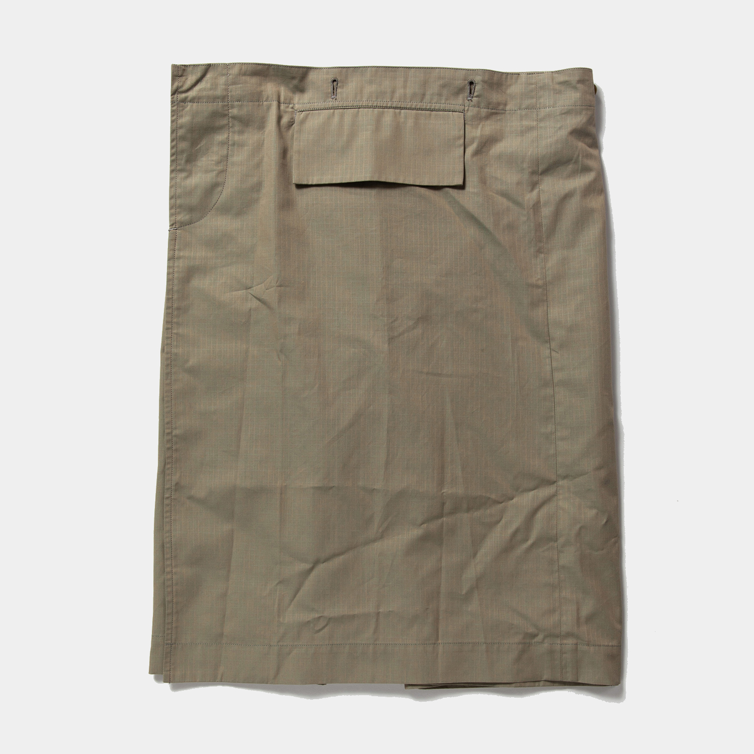 Iridescent Split Over Coat / Khaki