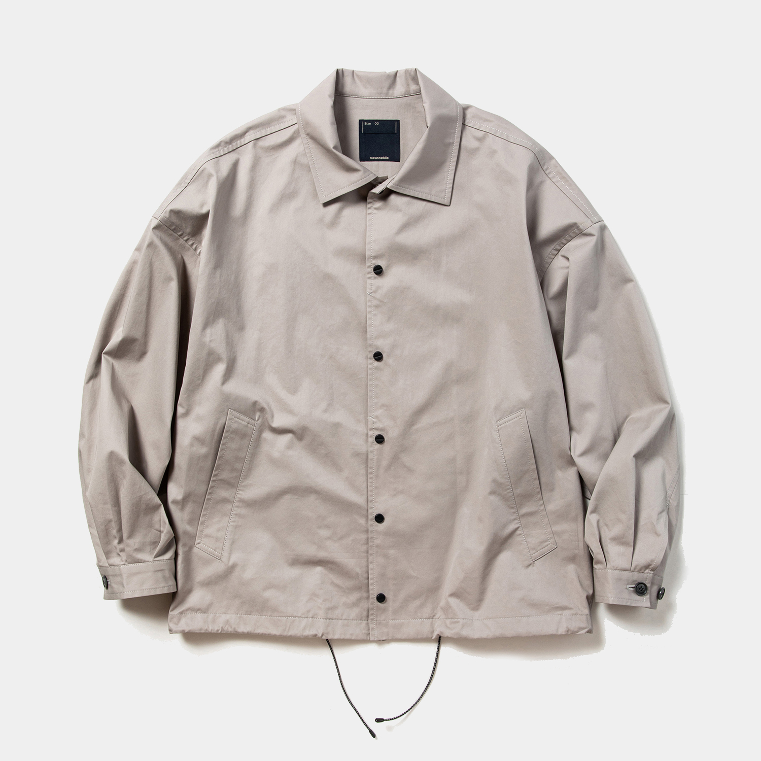 High Density Gabardine Coach JKT / Grey