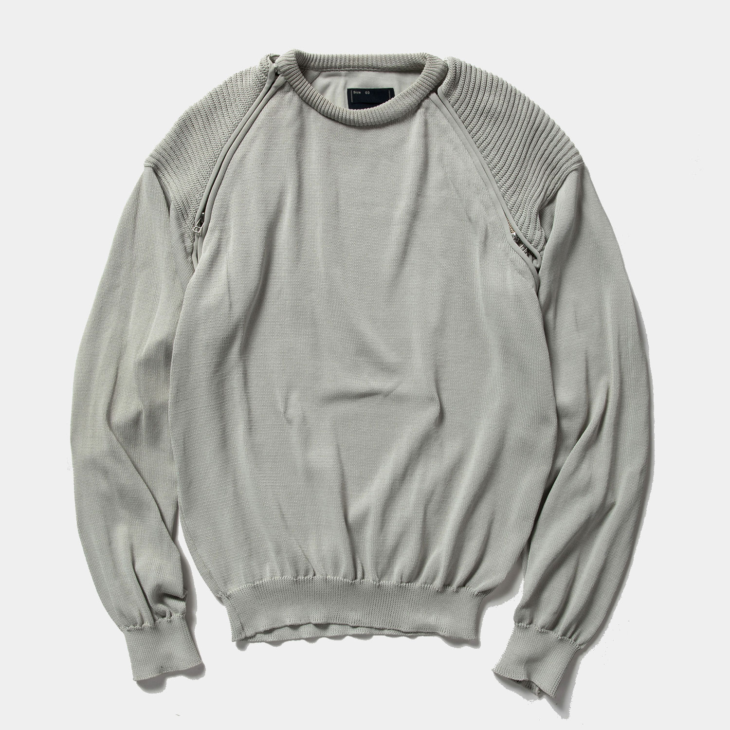 Water-Repellent Detachable Knit / Grey
