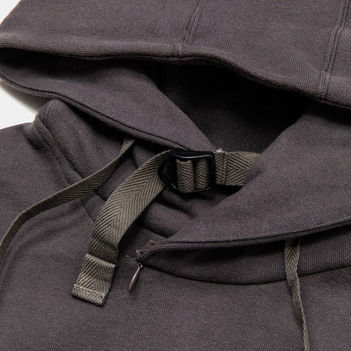 Open Hooded Sweat SH / Charcoal