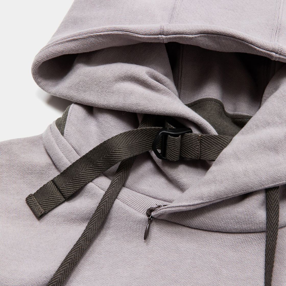 Open Hooded Sweat SH / Grey