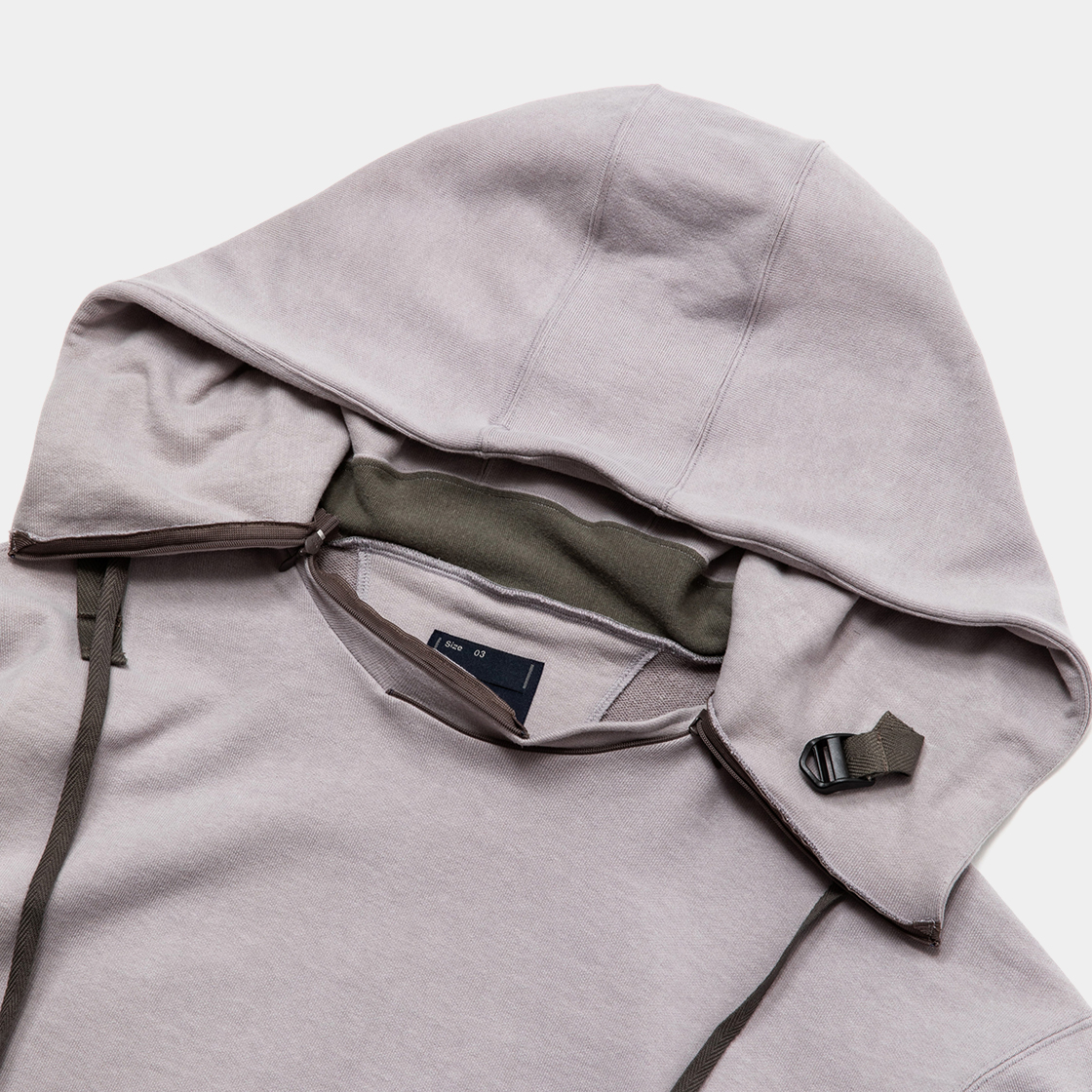 Open Hooded Sweat SH / Grey