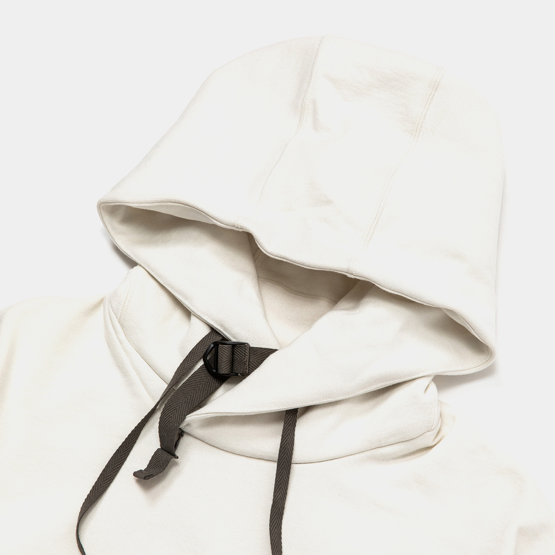 Open Hooded Sweat SH / Off White