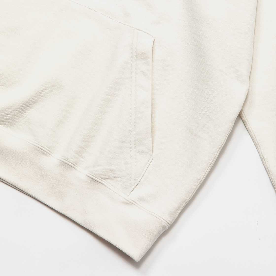 Open Hooded Sweat SH / Off White