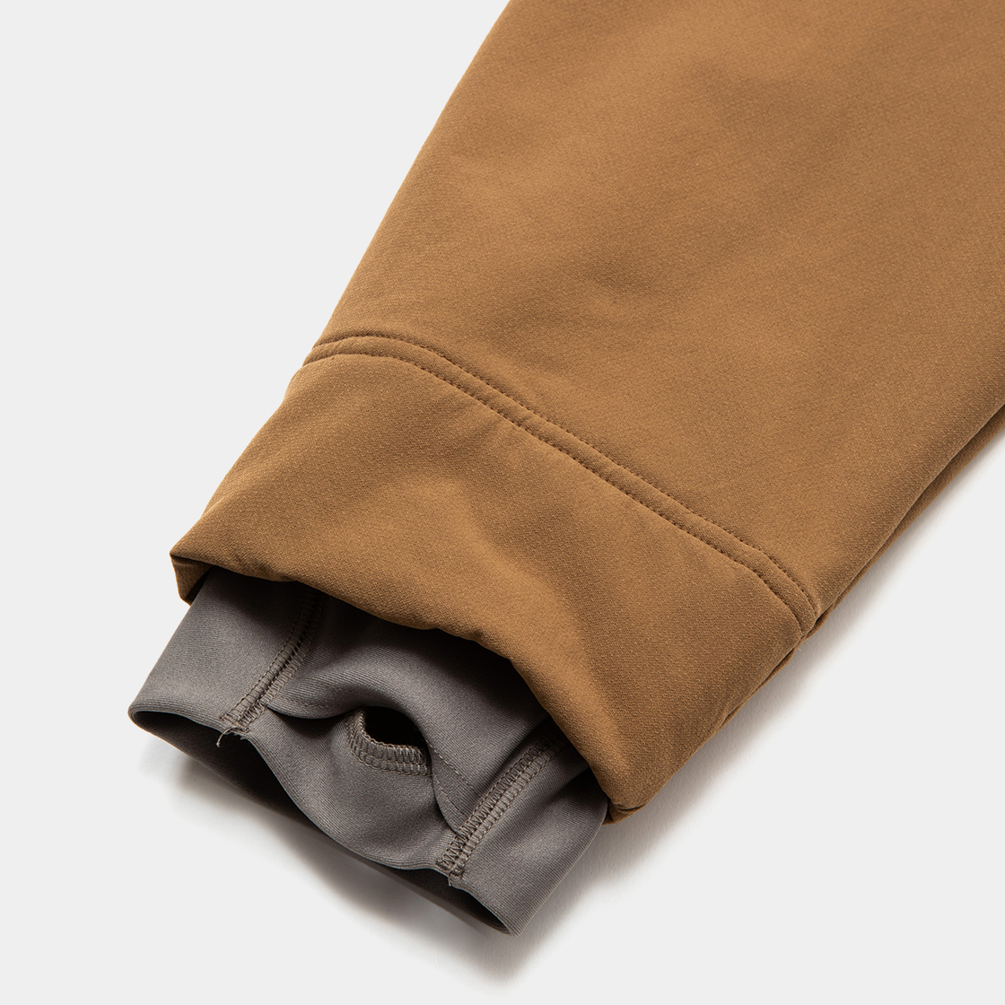 Brushed Lining Jog Hoodie / Coyote