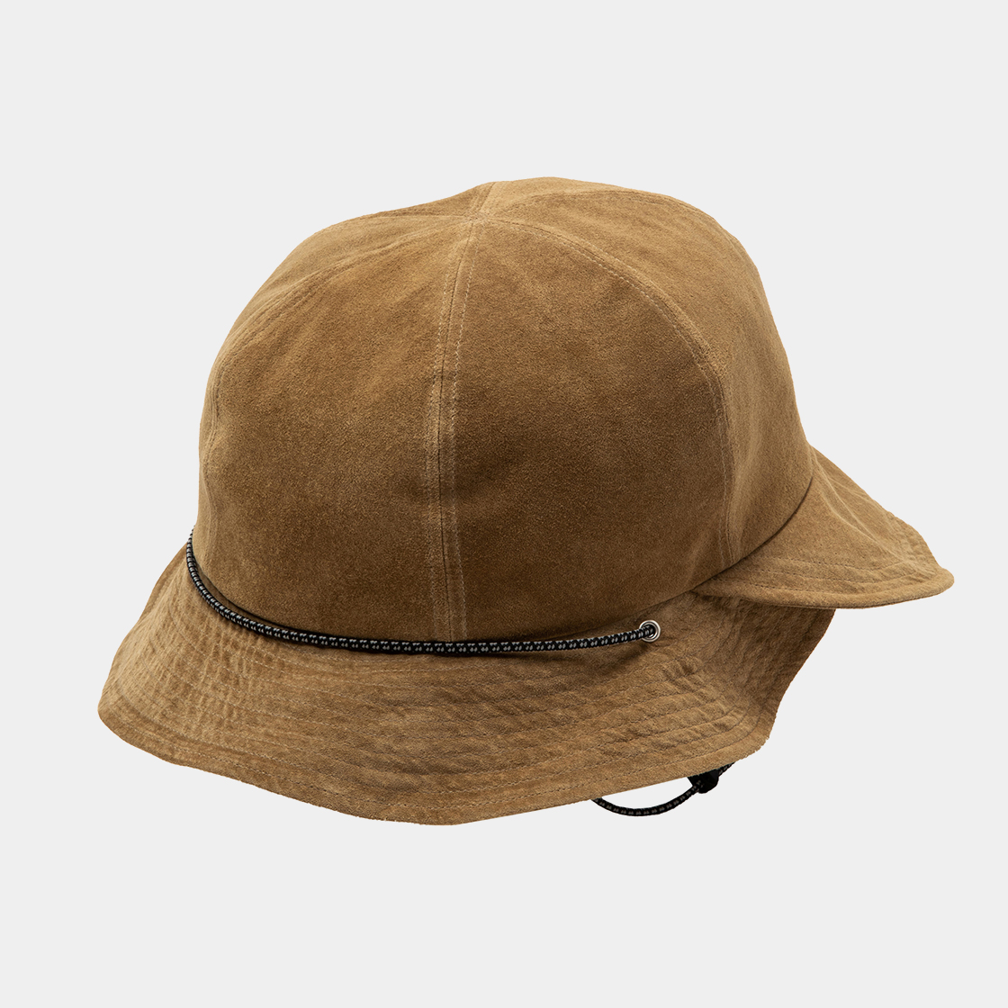 Suede Split Hat / Brown