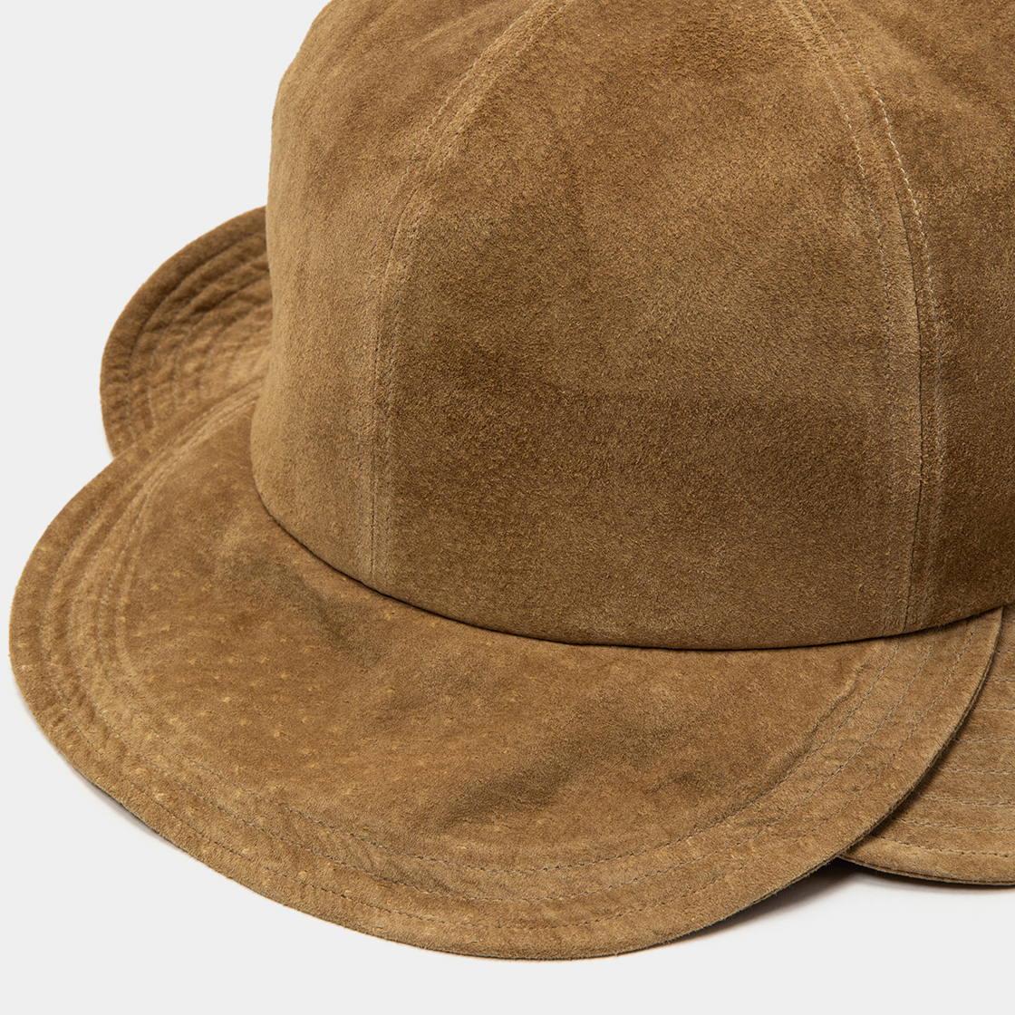 Suede Split Hat / Brown