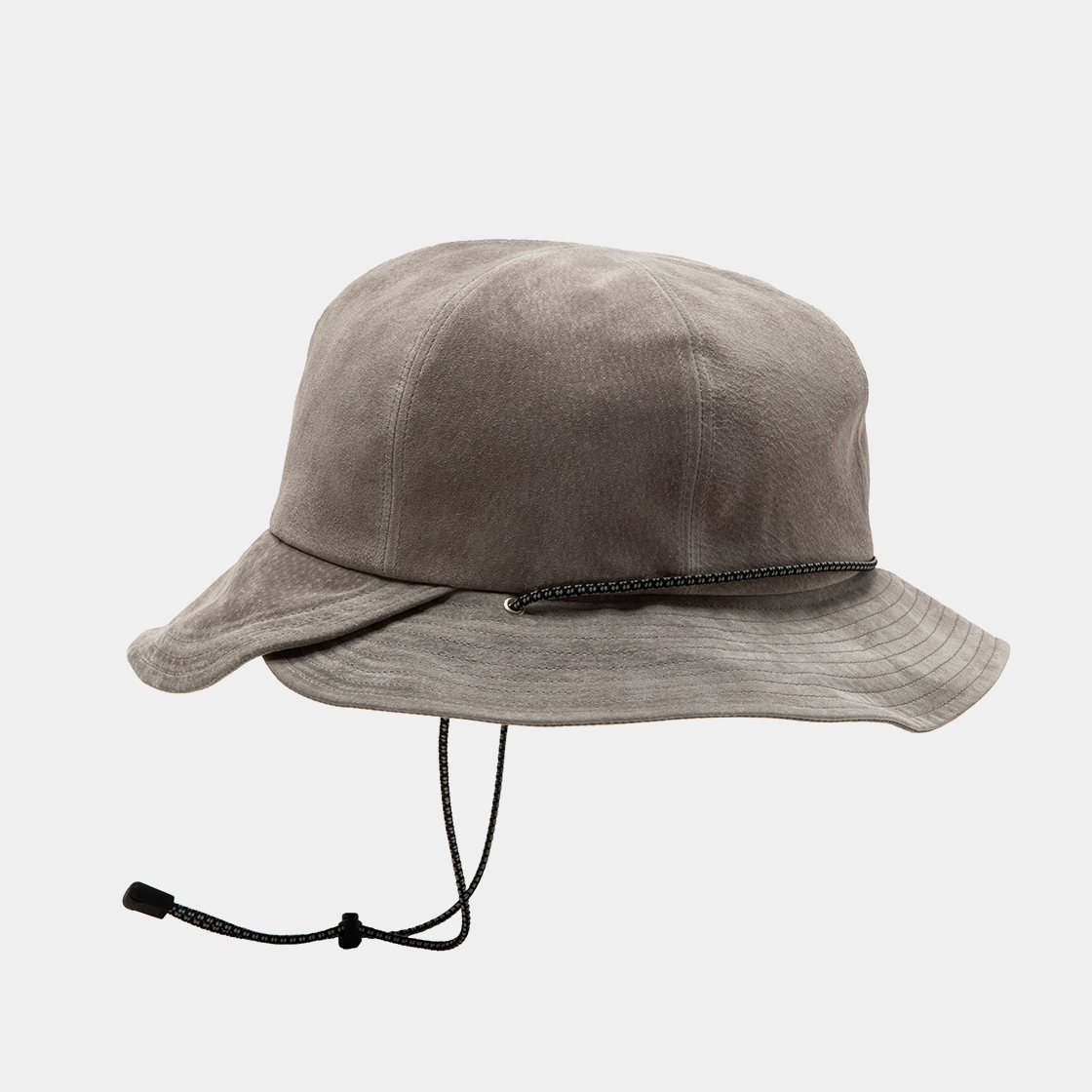 Suede Split Hat / Grey