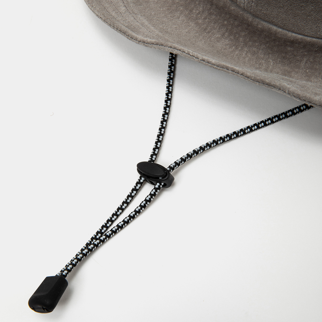 Suede Split Hat / Grey