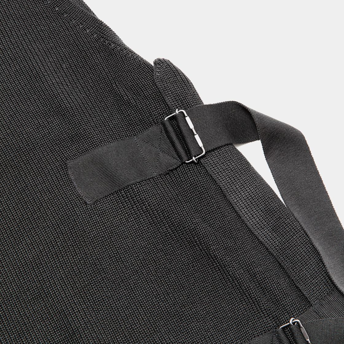 Cupra Knit Vest / Charcoal