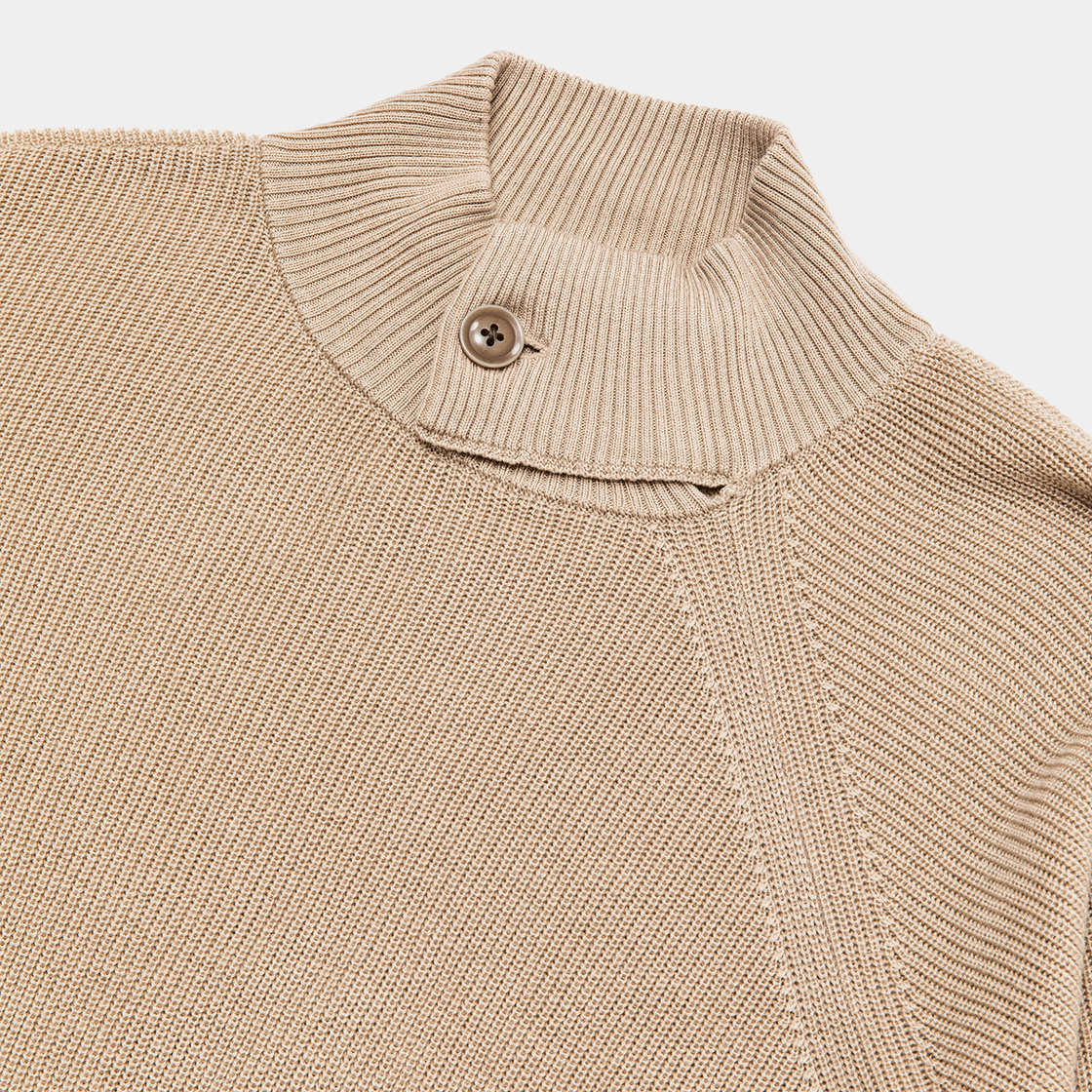 Cupra OP High Neck Knit / Beige